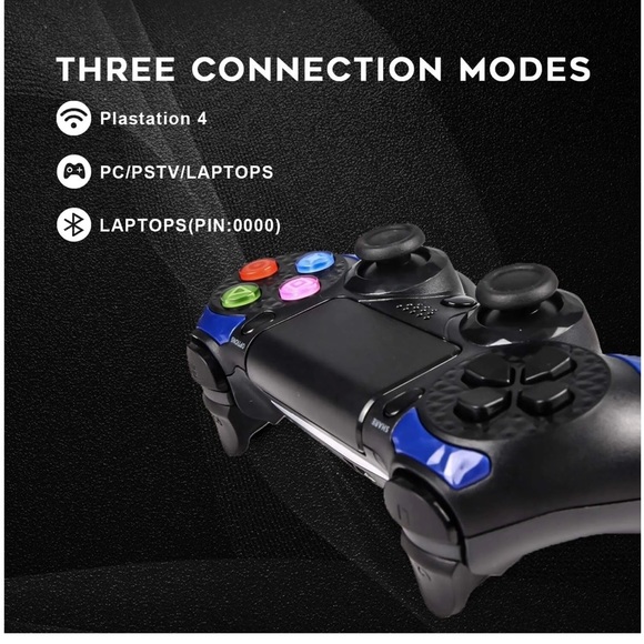 Custom Wireless Pro Controller for Playstation 4 Gamepad Joystick Joypad Remote - Picture 2 of 7